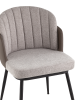 Стул Пенелопа рогожка серый с серой экокожей 2 шт.