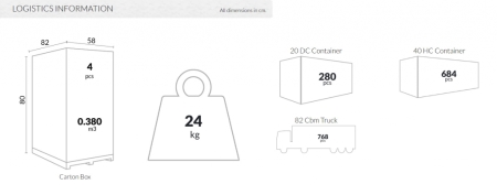 Кресло пластиковое Siesta Contract Sky черный