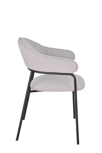 Стул обеденный Leya светло-серый