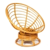 Кресло-качалка "PAPASAN" w 23 и 01 B с подушкой, мед, экошерсть коричневый, 1811-5 фото в интернет-магазине Stoolmarket