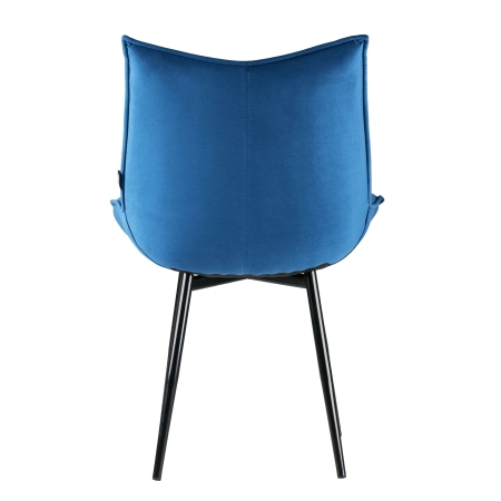 Стул для кухни Осло велюр синий velutto 54