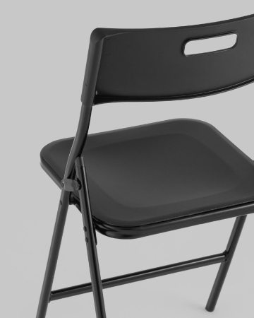 Комплект раскладного стола и стульев Кейт черный