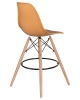 Стул барный DSW BAR ножки светлый бук персиковый NX-Y-06