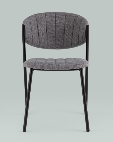 Стул Харпер ткань рогожка серый