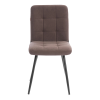Стул обеденный Medeo коричневый велюр