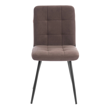 Стул обеденный Medeo коричневый велюр