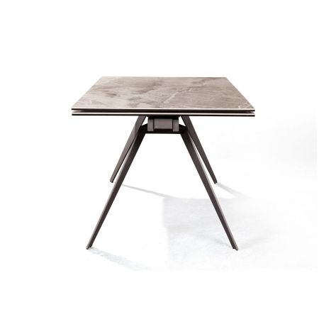 Стол раскладной Grant (160+40+40), мрамор испанская керамика светлый