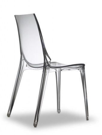 Стул прозрачный Scab Design Vanity белый