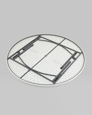 Стол круглый складной пластиковый Кейт 180