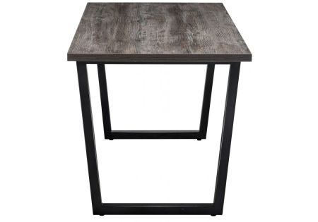 Стол деревянный Эльпатия 150 дуб рошелье, черный матовый