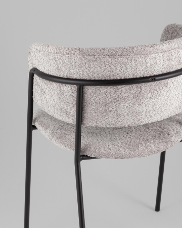 Кресло Нэлли New букле светло-серый