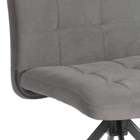 Стул обеденный Medeo серый велюр