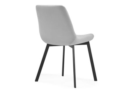 Стул Челси черный, светло-серый