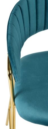 Полубарный стул Turin бирюзовый