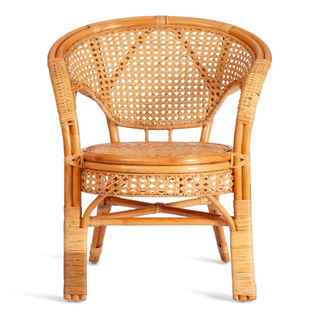 Кресло PELANGI 02/15B светлое дерево без подушки