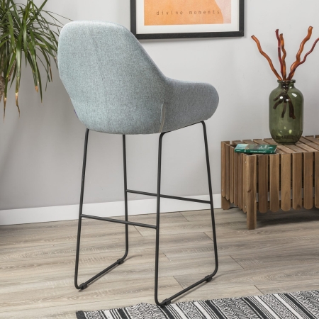 Кресло бар Kent Грей/Линк