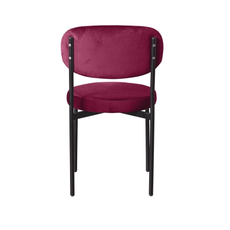 Стул Mason бархат винно-красный