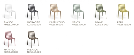 Стул пластиковый Doga Bistrot агава