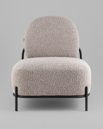 Кресло Стоун new ткань букле серо-бежевый