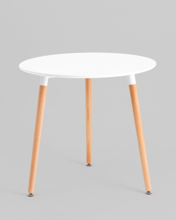 Стол круглый EAMES DST NEW D80 белый