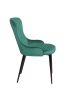 Стул Leonardo бархат зеленый