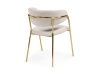 Стул на металлокаркасе Kamelia бежевый, золотой