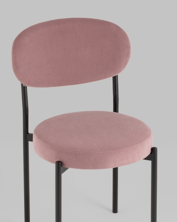 Стул Бриф SN велюр пыльно-розовый
