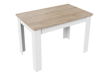 Стол деревянный Промо Тип 4 белый, дуб сонома светлый Стол деревянный Промо Тип 4 белый, дуб сонома светлый