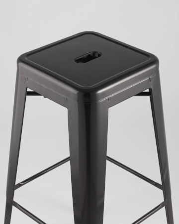 Стул барный TOLIX черный глянцевый