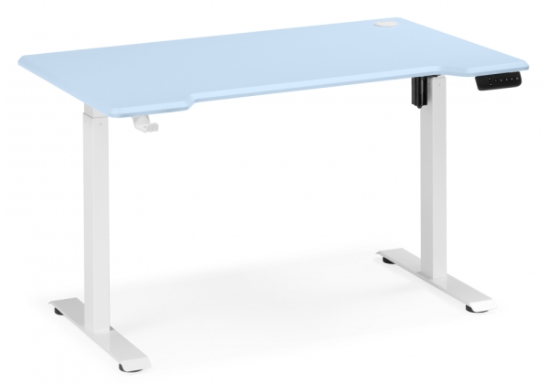 Компьютерный стол Маркос 140х80 голубой, белый Компьютерный стол Маркос 140х80 голубой, белый