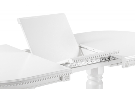 Стол деревянный Эритрин овальный белый Стол деревянный Эритрин овальный белый