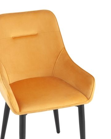 Стул Диана велюр оранжевый