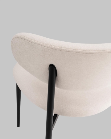 Стул Килиан велюр молочный