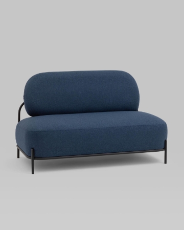 Диван Стоун рогожка синий