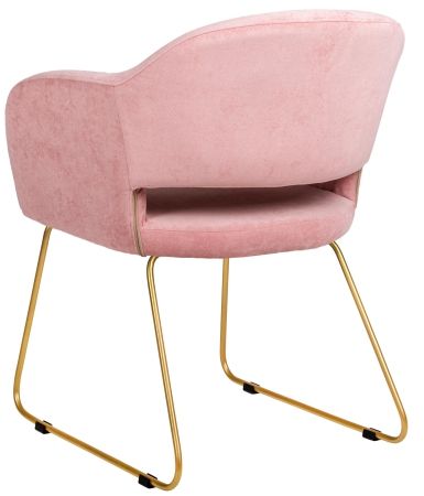 Кресло Oscar Розов/Линк золото