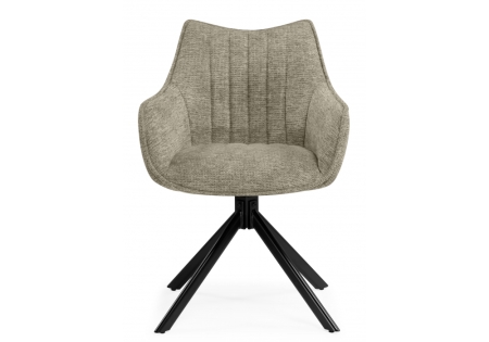 Стул на металлокаркасе Denever бежевый, черный