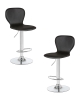 Набор 2 шт Стул барный ELISA, черный