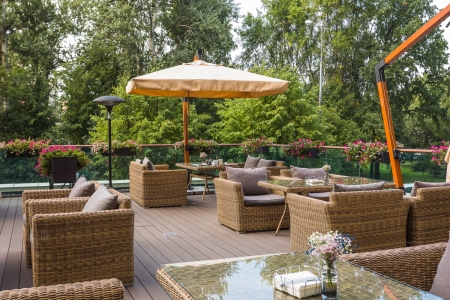 "Капучино" кресло из искусственного ротанга, соломенный