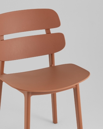 Стул Tony пластик коричневый NP