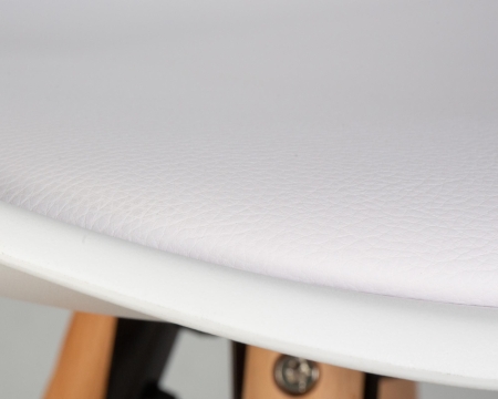 Набор 2 шт Стул полубарный RONNI, ножки светлый бук, белый (ZL-W-02)