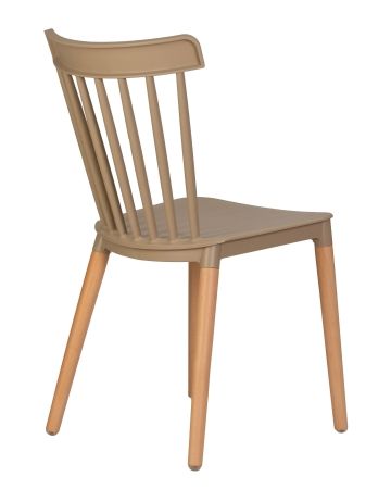 Стул обеденный THEO ножки светлый бук бежевый GR-03