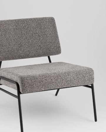 Кресло Теллинг шенилл серый