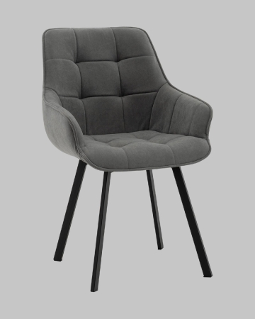 Стул Амальри велюр светло-серый