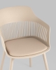 Стул Crocus с подушкой бежевый