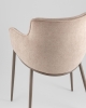 Стул Твигги шенилл бежевый с бежево-серым каркасом