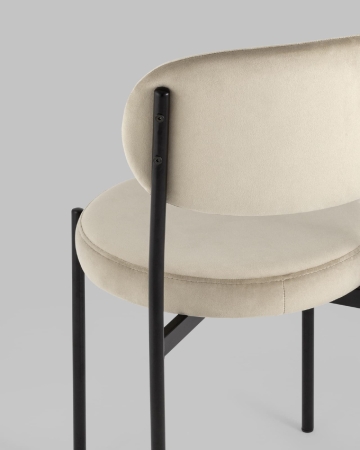 Стул Бриф NEW велюр бежевый 4 шт