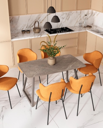 Стул Bellamy букле охра