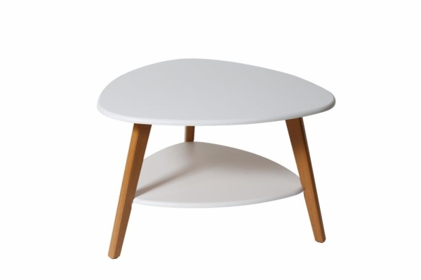 Стол журнальный Бруклин белый