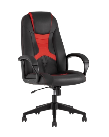 Кресло игровое TopChairs ST-CYBER 8 черный и красный