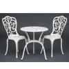 Комплект Secret De Maison Romance (стол + 2 стула) алюминиевый сплав, D60/H67, 53х41х89 см, белый Комплект Secret De Maison Romance (стол + 2 стула) алюминиевый сплав, D60/H67, 53х41х89 см, белый